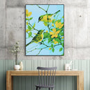DIY Digital Oil Painting By Numbers Birds on Branch Canvas Acrylic Picture
