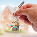 5D DIY Full Special Drill Diamond Painting Keychain Art Pendant(16x7cm) Newly
