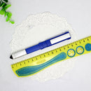 Pen-shaped Phone Holder Stand with 6 Screwdriver Ballpoint Tools (Blue) Newly