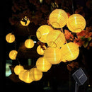 LED Solar String Light Outdoor Hanging Lantern Fairy Lamp Garden Decor (B) Newly