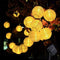 LED Solar String Light Outdoor Hanging Lantern Fairy Lamp Garden Decor (B) Newly