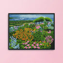 11CT Stamped Cross Stitch Kits DIY Flowers Needlework Craft Decor (M0020)