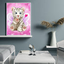 DIY Diamond Embroidery Cartoon Tiger Mosaic Kit Home Decor for Wall Art Gift