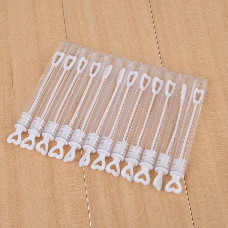 100pcs Wand Tube Bubble Maker Soap Bottles Love Heart Stick Children Party