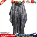 Hair Cut Cover Cloth Feather Pattern Waterproof Hairdresser Cape(Black) Newly