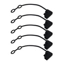 5Pcs SAE Waterproof Cover Dust Proof Cover Cases SAE Adapter Charger Cable DIY