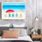 Painting By Numbers DIY Beautiful Beach Wall Picture Hand Painted Handwork