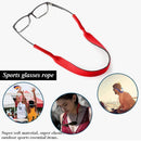 Eyeglasses Straps Sunglasses Lanyard Sports Anti Slip Cord Holder (Yellow)