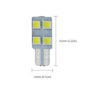 Light Bulbs LED COB License Plate Light Dome Map Car LED Reading Bulbs T10 W5W