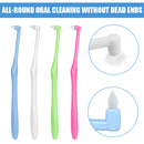 Orthodontic Interdental Brush Cleaning Soft Toothbrush Oral Care (Green) Newly