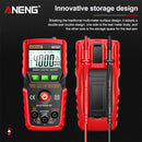 ANENG M107 4000 Counts Smart Digital Multimeter NCV DC AC Tester (Red) Newly