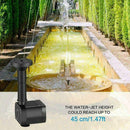 Solar Panel Kit Fountain Pool Pond Outdoor Garden Water Decor Submersible B7P0