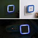 Auto LED Light Induction Sensor Control Bedroom Night  (Blue) ( EU Plug)