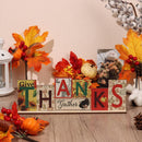 Decor Thanksgiving Decoration Christmas Theme Double-sided Festive Wooden Sign