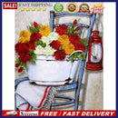 5D Kit Rhinestone DIY Multicolor Flowers Full Round Drill Diamond Painting Cr