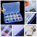 15 Slots Clear Plastic Storage Box Home Jewelry Sundries Organizer Boxes Newly
