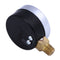 Metal 1/8" NPT Metal Air Pressure Meter Hydraulic Pressure Gauge 200 PSI Side