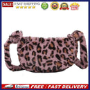 Fashion Leopard Printed Women Shoulder Bag Plush Travel Daily Crossbody Handbag