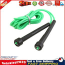 Workout Sport Adjustable Skipping Rope Fitness PVC Jumping Rope (Green) Newly