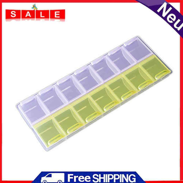 14 Cells Colorful Display Storage Case Diamond Painting Bead Organizer Accessory