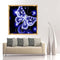 Butterfly Painting 5D Diamond Mosaic Embroidery DIY Cross Stitch Kit(Blue)