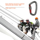 Aluminum Carabiner Outdoor Camping Climbing Hammock Lock Buckle (Grey) Newly