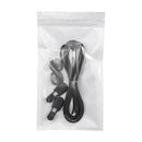 Elastic Lazy No Tie Sport Easy Lock Reflective Shoelaces (Black White) Newly