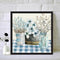 Table Flowers Oil Paint By Numbers Kit DIY Acrylic Painting on Canvas Framele