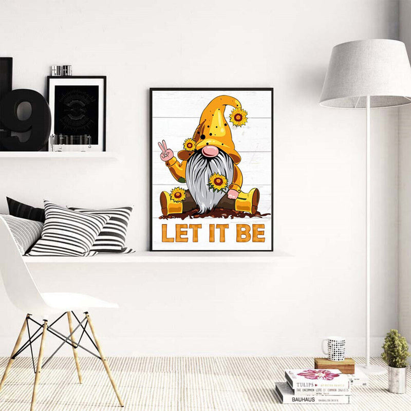 40x50cm DIY Gnome Oil Paint By Numbers Picture Home Living Room Wall Decoration
