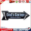 Arrow Shape Dad s Garage Retro Metal Plate Tin Sign for Bar Pub Club Cafe
