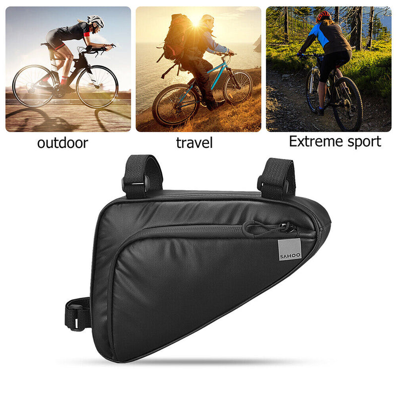Road Bike Triangular Bag Waterproof Dust-Proof Cycling Front Top Tube Bags Newly