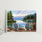 Paint By Numbers Kit DIY Early Morning By Sea Colouring Oil Picture Craft