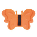 2pcs Butterfly Silicone Heat Insulation Clip Plate Protect Hand Tool(Orange