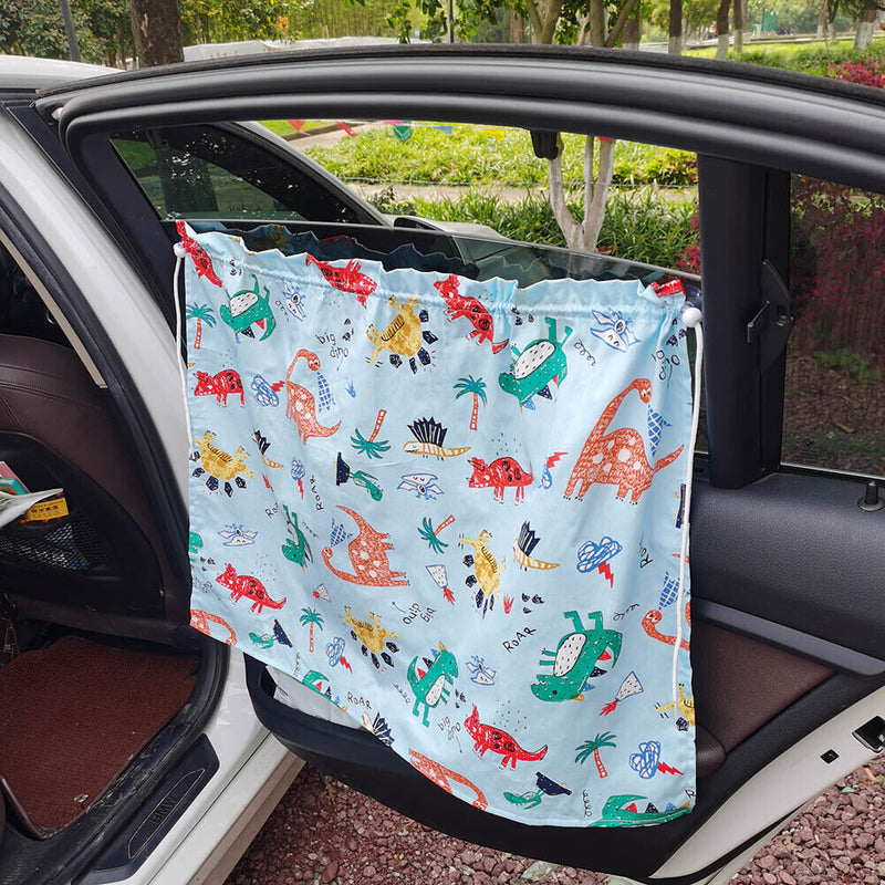 Car Sunshade Curtain Window Sun Shade Cover Cartoon Side Windshield Sun Visor
