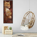 5D DIY Diamond Painting Lion Mom and Son Full Round Drawing Home Decoration Gift