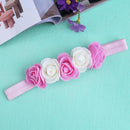 Baby 5 Flowers Headband Hair Band Handmade DIY Headwear Hair Accessories(2)