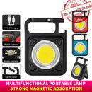 LED Keychain Flashlight 500 Lumens Outdoor Camping Working Light (Red + Box)