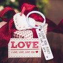 Keychains Couple - I Love You More Most The End I Win Perfect Gifts for Him Her