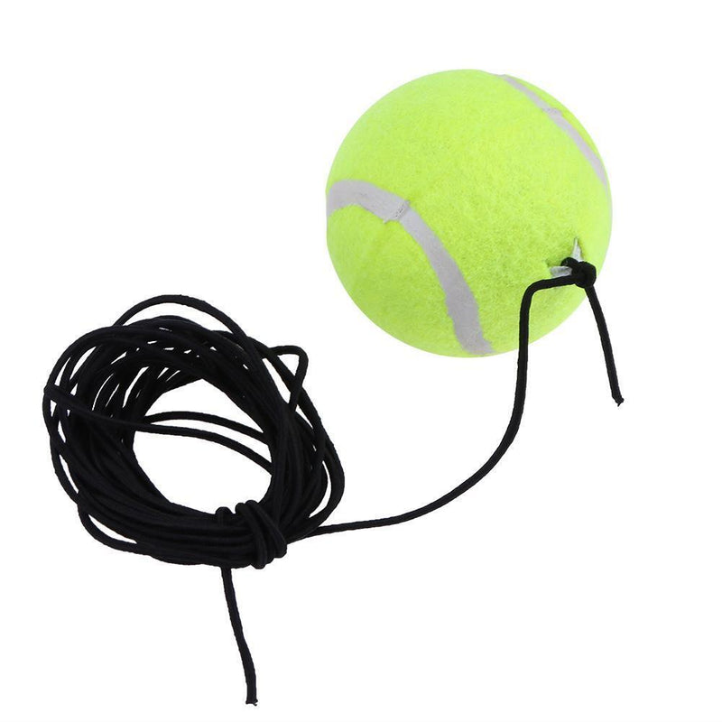 High Elasticity Self-Study Woolen Training Tennis Ball w/ Detachable String