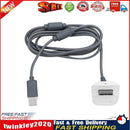 1.8m Dual Magnetic Ring USB Charging Cable for Xbox 360 Controller (Grey) Newly