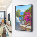 40x50cm Path Flowers Painting By Numbers DIY Picture Hand Painted Home Decor