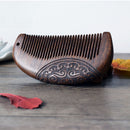 Mustache Hair Brush Wooden Hair Comb Scalp Massage Hair Styling Beard Care