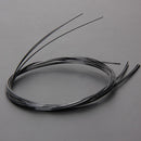 2 Sets Strings Nylon Black Transparent Replacement Part for Ukulele Guitar