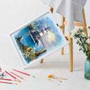 5D Full Round Drill DIY Seaside Light Tower Rhinestone Mosaic Diamond Painting