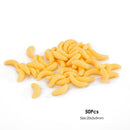 100pcs 2cm Plastic Soft Bait Maggot Grub Worm Shrimps Fishing Lures Tackle