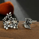 Stackable Knuckle Rings Set Midi Rings Set Stack Rings Hollow Carved Flowers