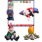 Garden Decoration Figures, Mini Fairy Garden Gnome Dwarf Statue Funny, 4 Pa