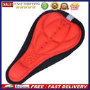 Bike Silicone Saddle Seat Cover Silica Gel Cushion Soft Pad Red