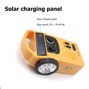 Solar Hand Crank Radio Receiver Portable AM/FM Weather Radio with Flashlight