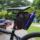 Reflective Bike Cycling Saddle Bag Water Bottle Seatpost Tail Pouch (Red) Newly